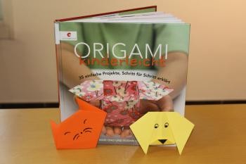 Bild gefaltete Origami-Tiere