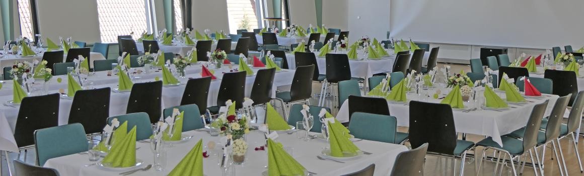 dekorierter Saal dekorierter Saal