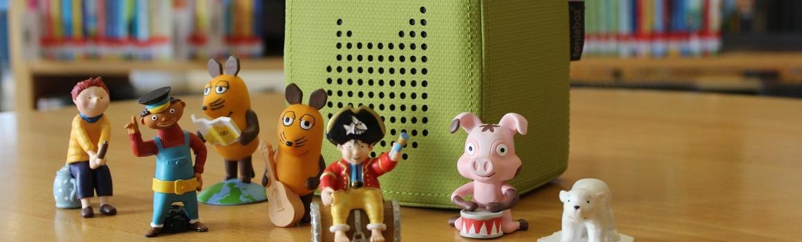 Tonies auf einem Tisch Tonies auf einem Tisch